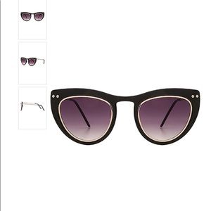 Spitfire black with gold sunglasses